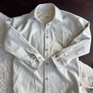 Babaton Cream Shirt Jacket / Shacket